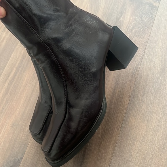 Brown Leather Boots - Picture 3 of 4